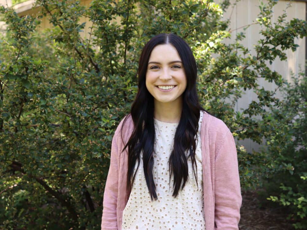 An outdoor portrait of Alexis Bedard